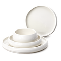 CHUBBY White Geschirrset – 24-teilig für 6 Personen