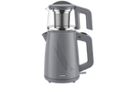 MULEX Tee-Express 2-in-1 Teekocher 2,0 L – Grau mit Glaskanne