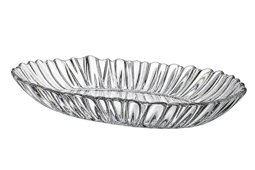Paşabahçe AURORA Ovale Servierplatte 25 × 19 cm