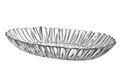 Paşabahçe AURORA Ovale Servierplatte 25 × 19 cm