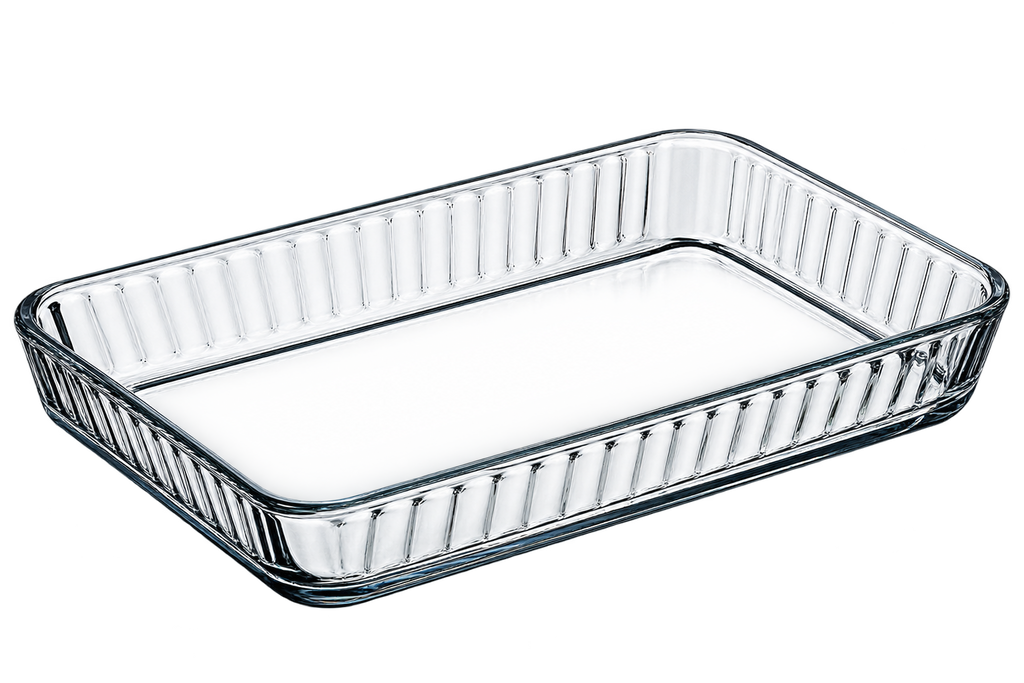 BORCAM Auflaufform & Backform aus Glas 40 × 27 cm