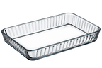 BORCAM Auflaufform & Backform aus Glas 40 × 27 cm