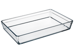 BORCAM PREMIUM Auflaufform & Backform aus Glas 37 × 26 cm