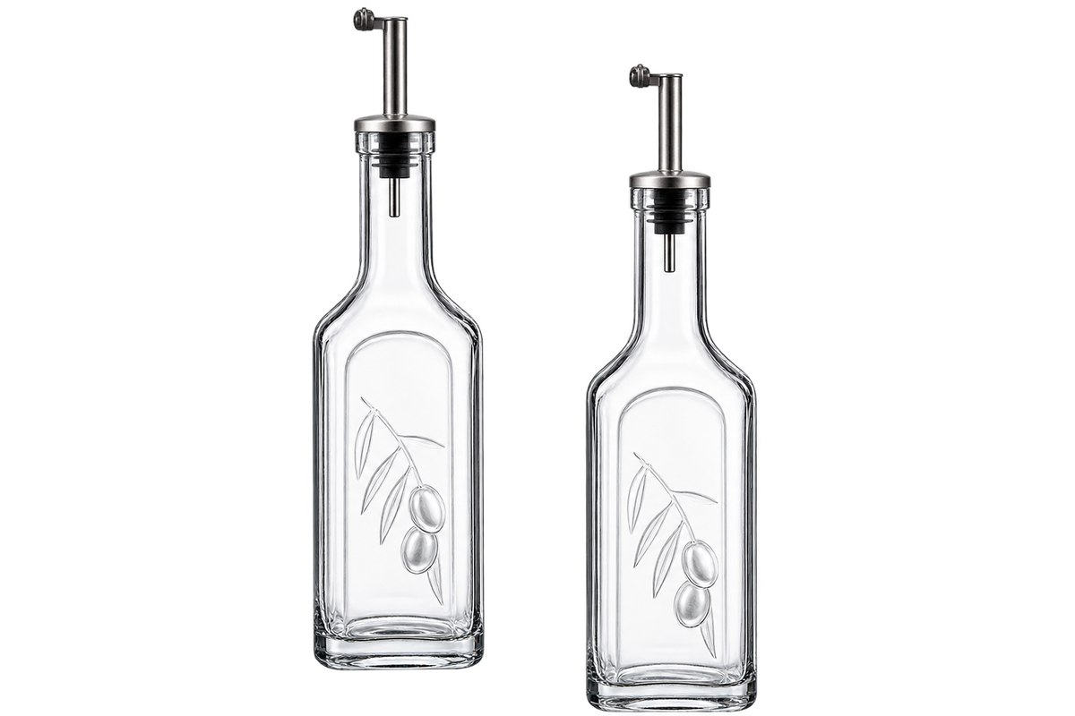 Paşabahçe Öl- & Essigflaschen 2er-Set – 365 ml