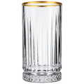 Paşabahçe ELYSIA GOLD Longdrinkgläser 4er-Set – 450 ml