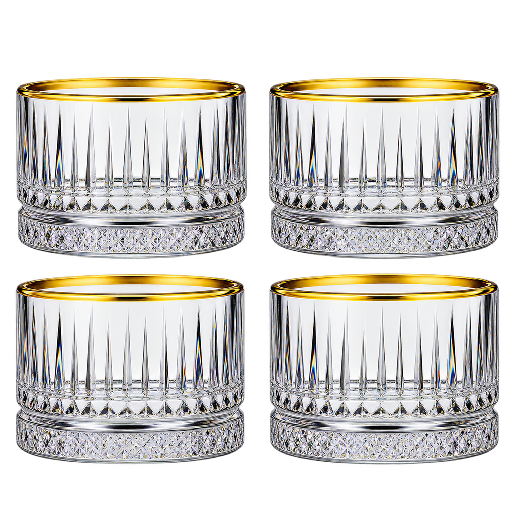 Paşabahçe ELYSIA GOLD Schalen 4er-Set