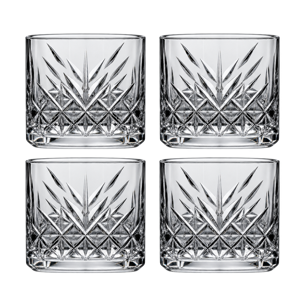 Paşabahçe TIMELESS Eckige Schalen 4er-Set – 235 ml