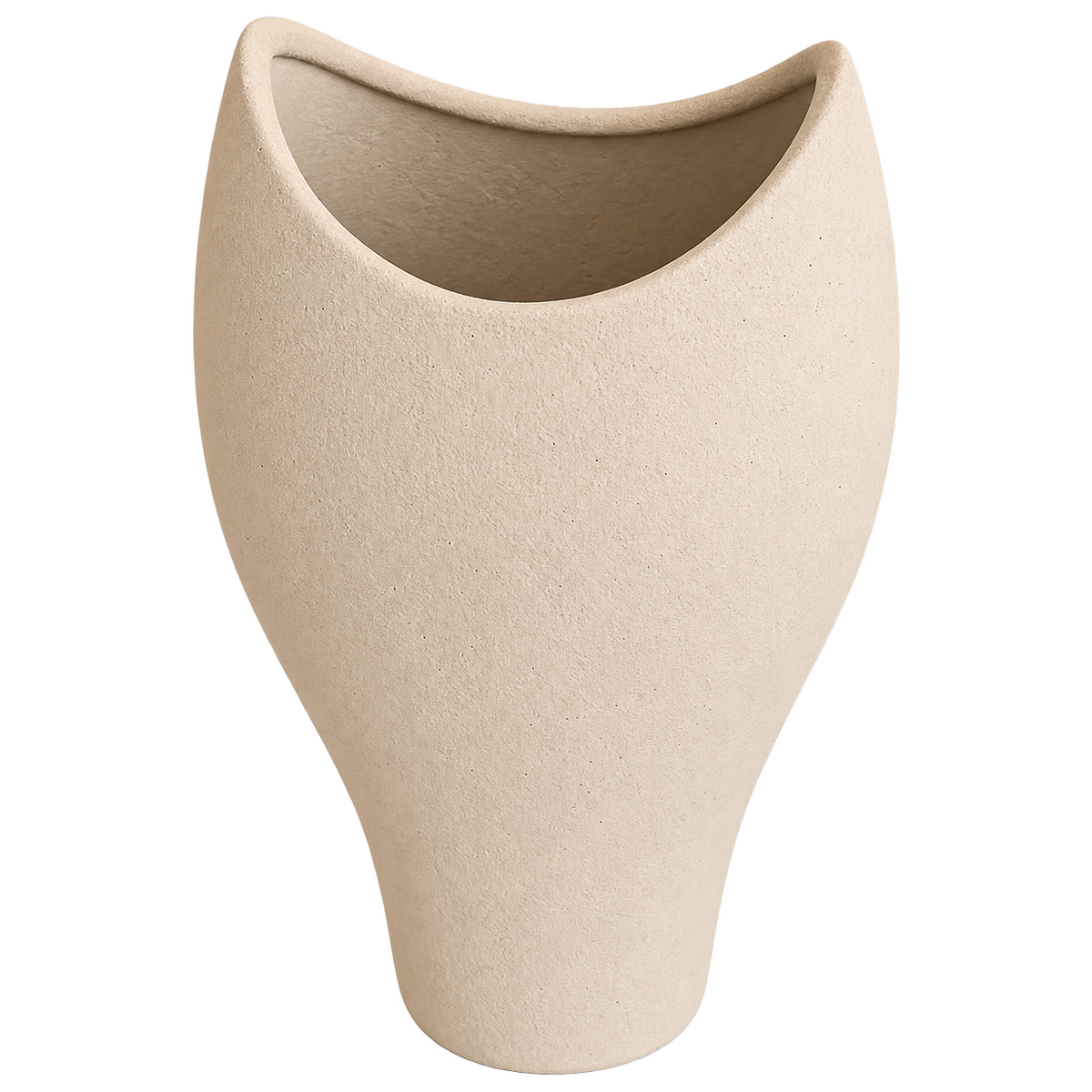 NOVA Terrakotta-Vase 557 – 37 cm – Creme