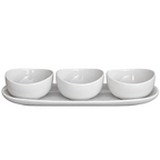 MULEX MILA Snackschalen mit Servierteller – 4-teilig