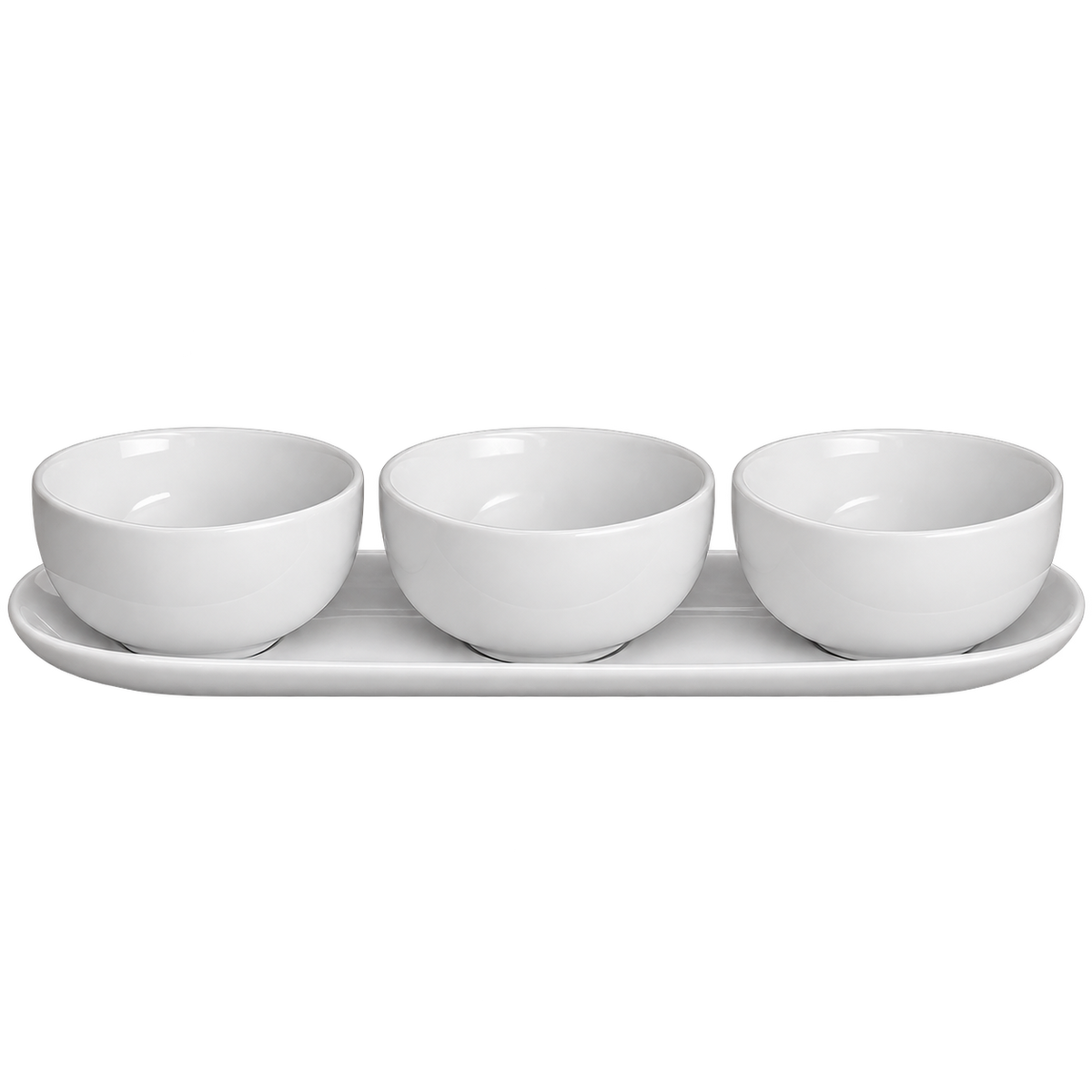 MULEX MILAN Snackschalen mit Servierteller – 4-teilig