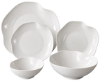 ORGANIC Tafelservice aus Porzellan – 25-teilig für 6 Personen