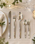 Edelstahl Besteckset Silber – 84-teilig für 12 Personen