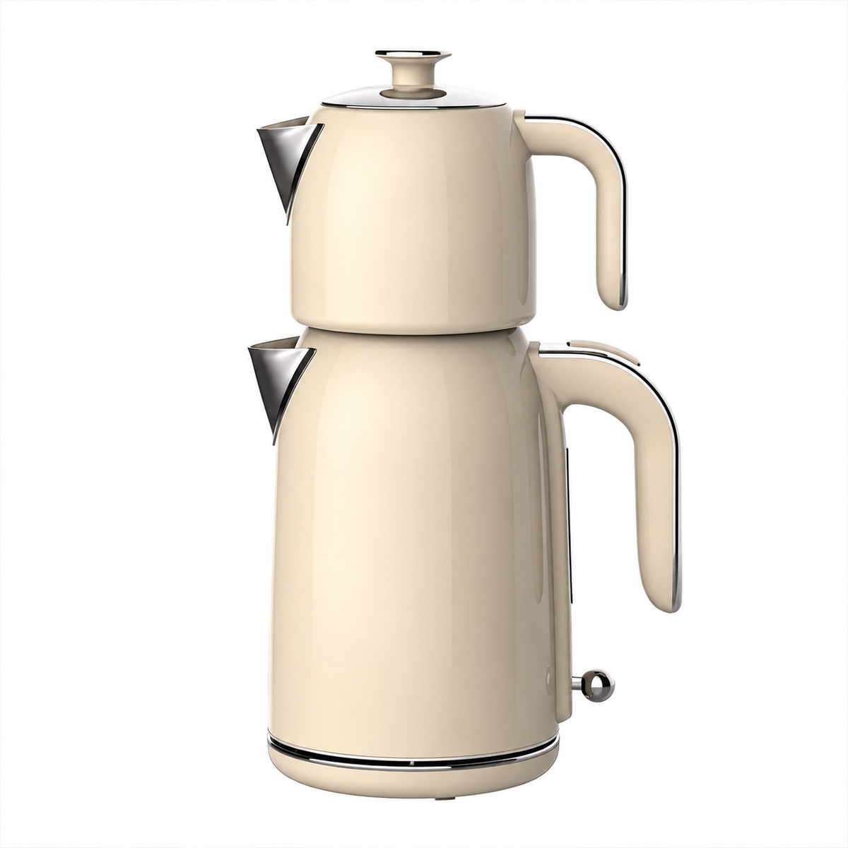 Tee Express Elektrische Teemaschine aus Edelstahl – Beige