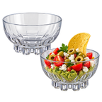 Paşabahçe MOUSSE Glasschalen mit Deckel 4er-Set