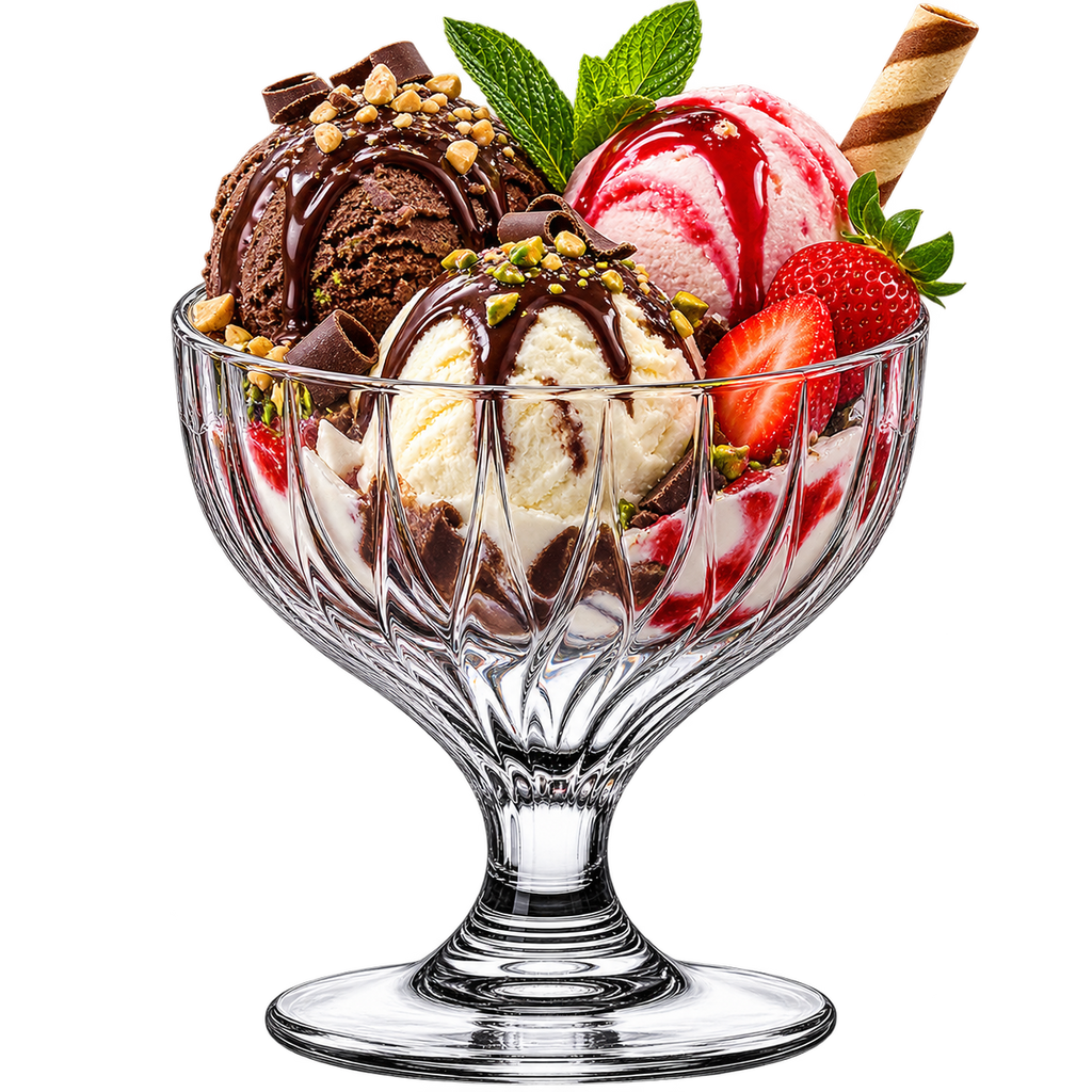 Pasabahce Bouquet Eisschalen– 240 ml 2er Set