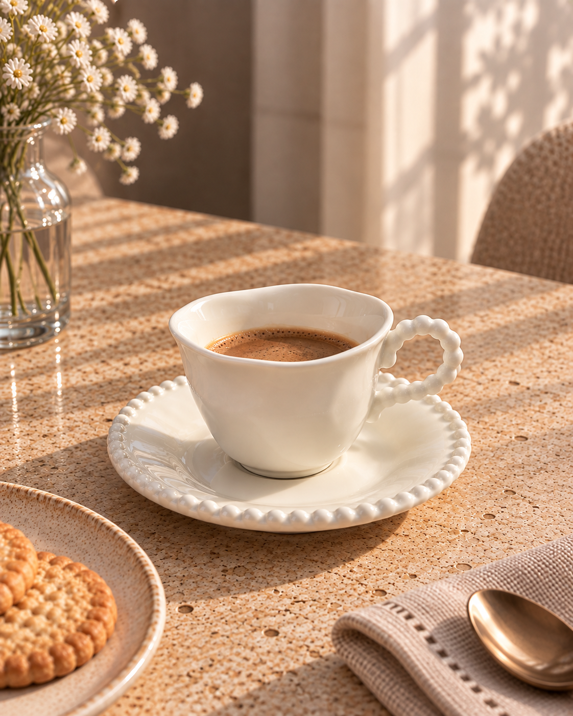 PEARL Espressotassen-Set Weiß – 12-teilig