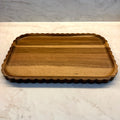 Akazienholz RIFFLE Servierplatte – 39 × 25 cm
